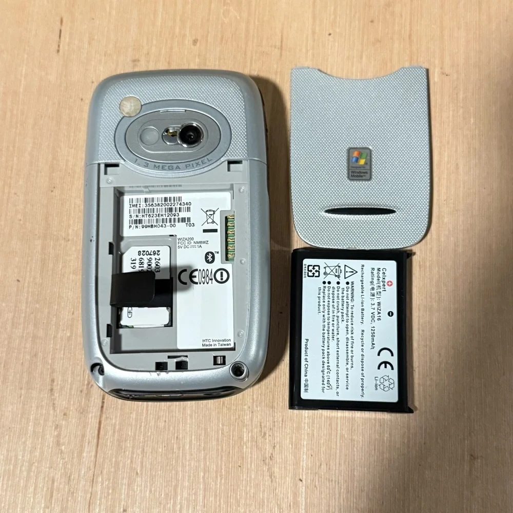 HTC T-mobile Cellular Slider, Phone Model WIZA-200 UNTESTED No Charg Read Info!